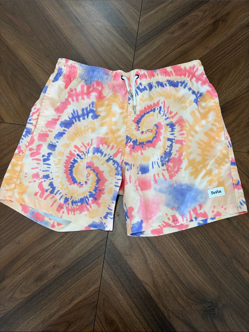 DuVin Men's Tie-Dye Hybrid Shorts in Multi Color
